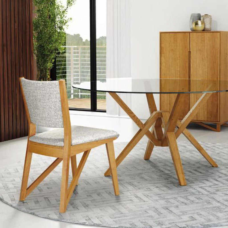 Exeter Chair by Copeland Furniture, showing exeter chair in live shot.