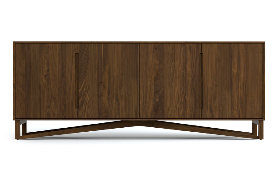 Exeter Media Cabinets by Copeland Furniture, showing front view of exeter media cabinets.