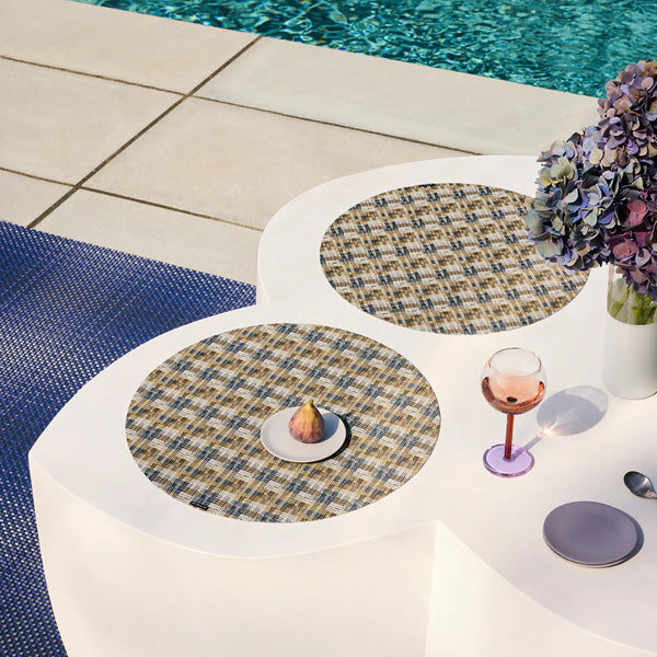 Fable Placemat by Chilewich, showing fable placemats in live shot.