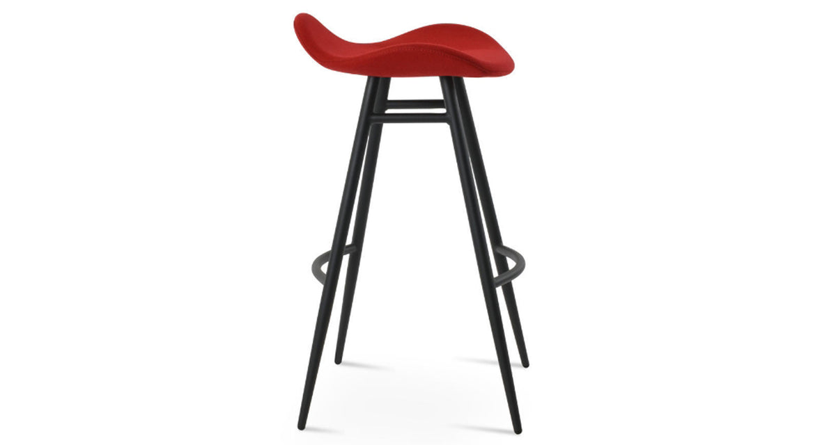 Falcon Galata Stool by SohoConcept, showing side view of falcon galata stool.