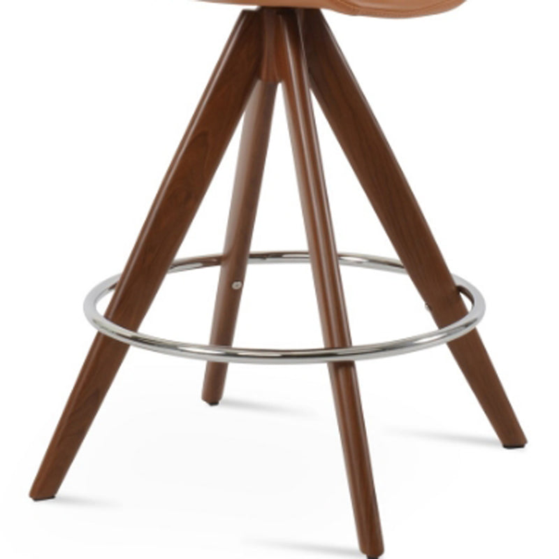 Falcon Pyramid-MW Swivel Stool by SohoConcept, showing closeup view of falcon pyramid-mw swivel stool.