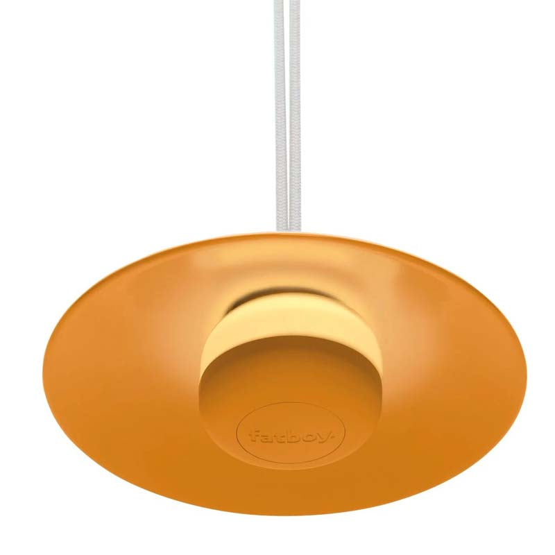 Chap-O Hanging Lamp by Fatboy, showing closeup view of chap-o hanging lamp.