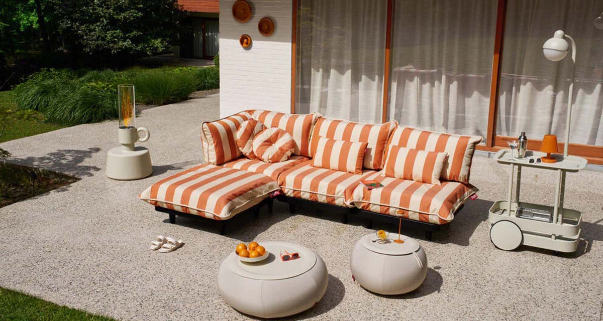 Circle Pillow by Fatboy, showing circle pillow in live shot.