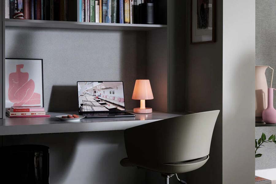 Edison The Ambiance Table Lamp by Fatboy, showing edison the ambiance table lamp  in live shot.