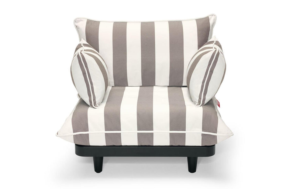 Paletti Lounge Chair by Fatboy - Stripe Cacao.
