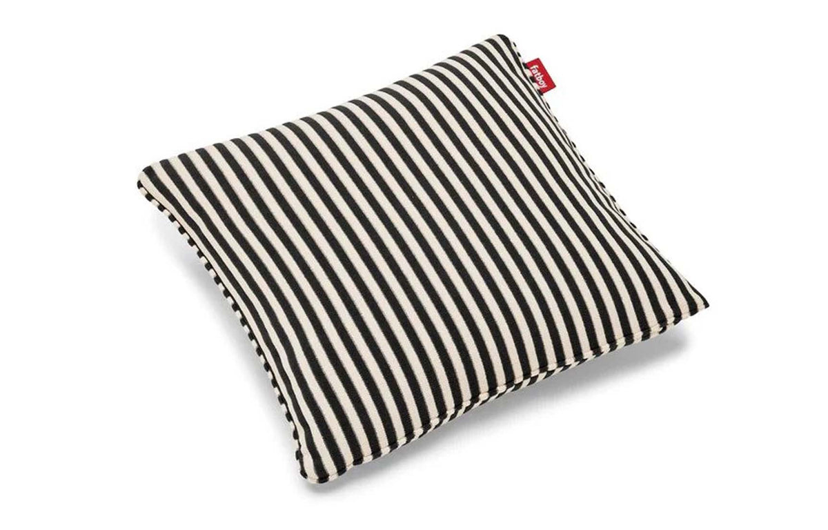 Square Pillow by Fatboy - Terry Black Creme.