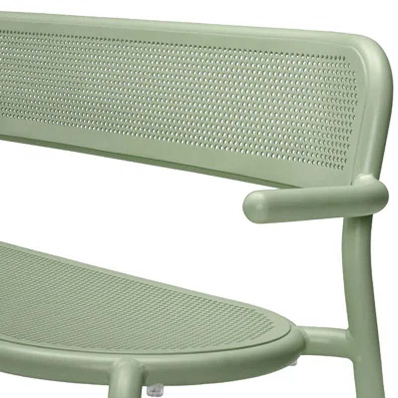 Toni Bankski Bench by Fatboy, showing closeup view of toni bankski bench.