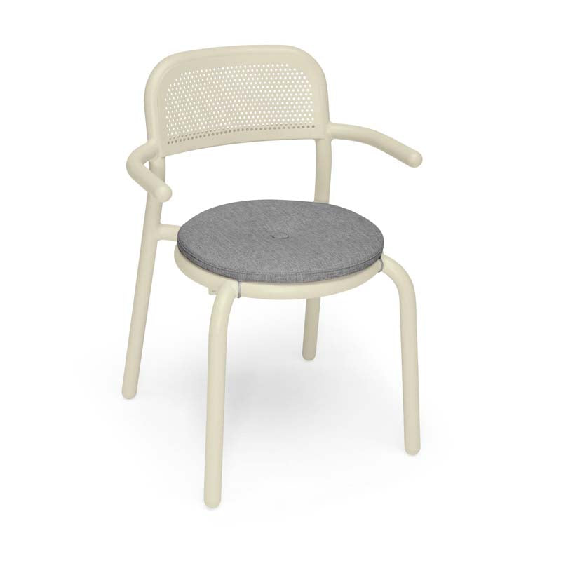 Toni Chair Pillow by Fatboy, showing angle view of toni chair pillow.