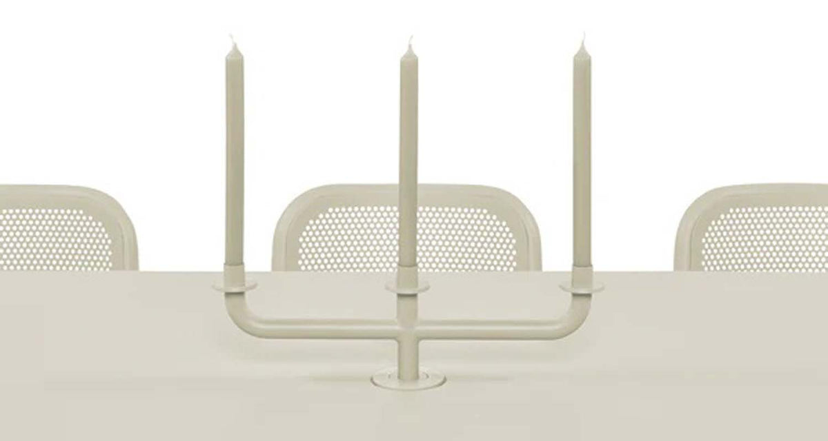 Toni Candle Holder by Fatboy, showing toni candle holder in live shot.