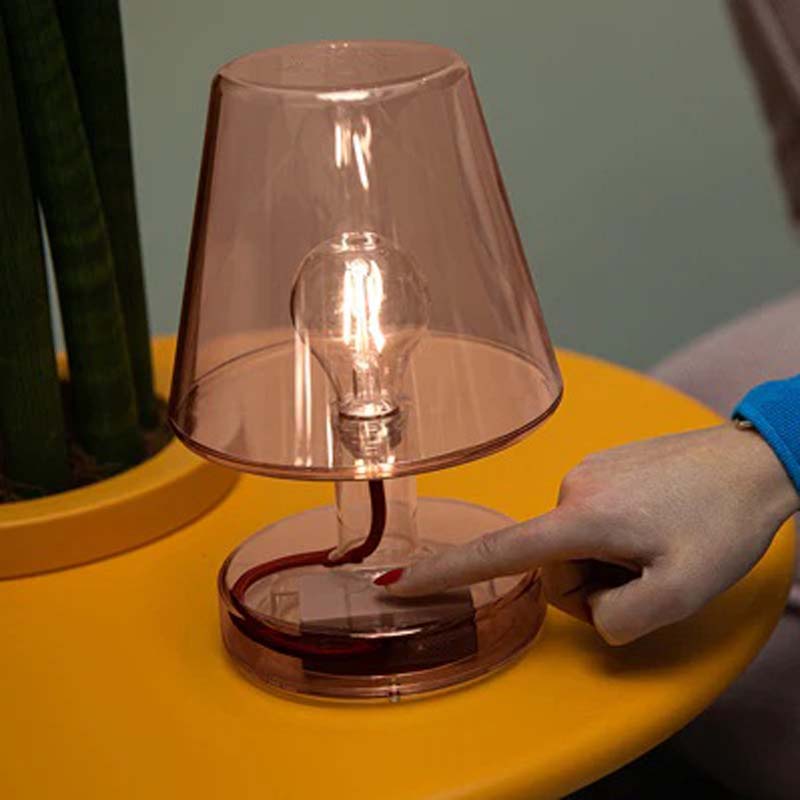 Transloetje Table Lamp by Fatboy, showing transloetje table lamp in live shot.