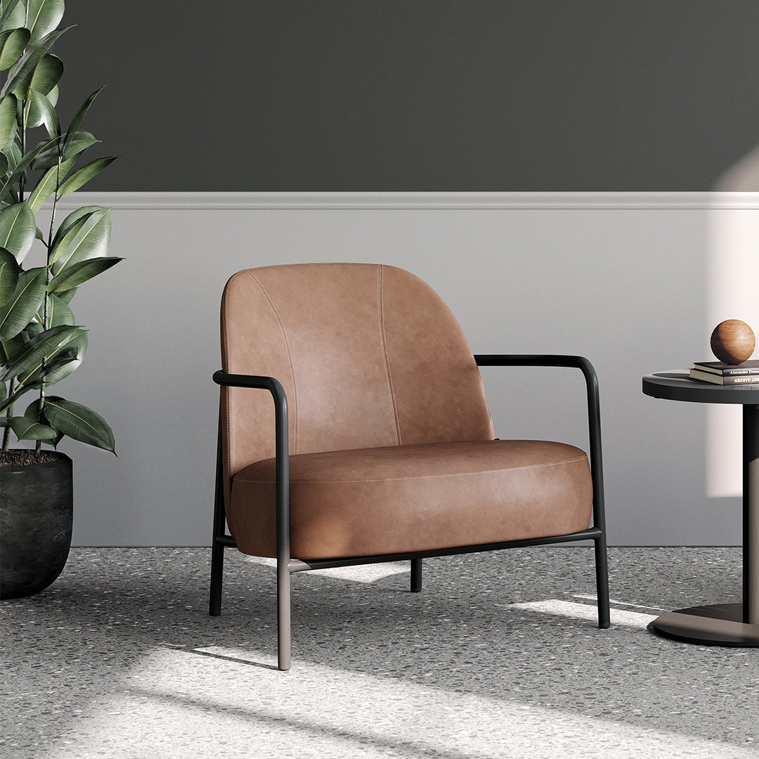 Ferno Lounge Chair by B&T, showing ferno lounge chair in live shot.