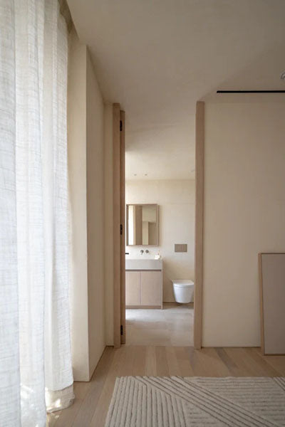 Fields Wool Rug by Lorena Canals, showing fields wool rug in live shot.