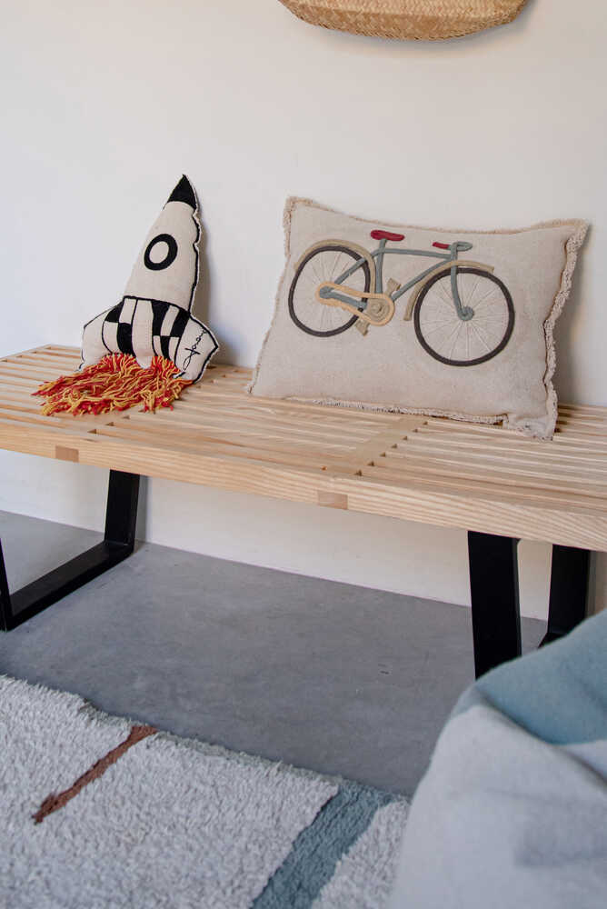 Floor Cushion Bike by Lorena Canals
