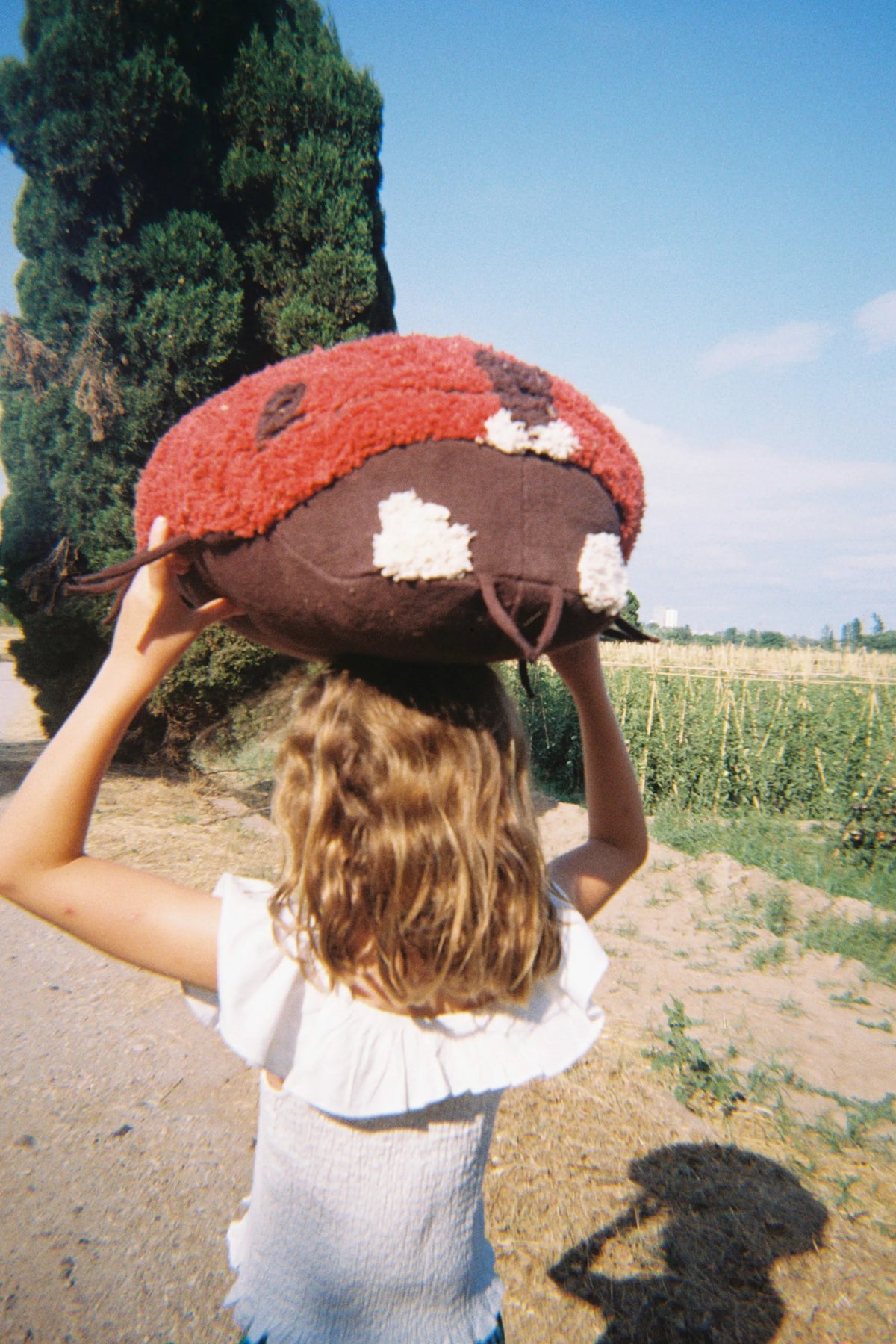 Floor Cushion Ladybug Maria by Lorena Canals