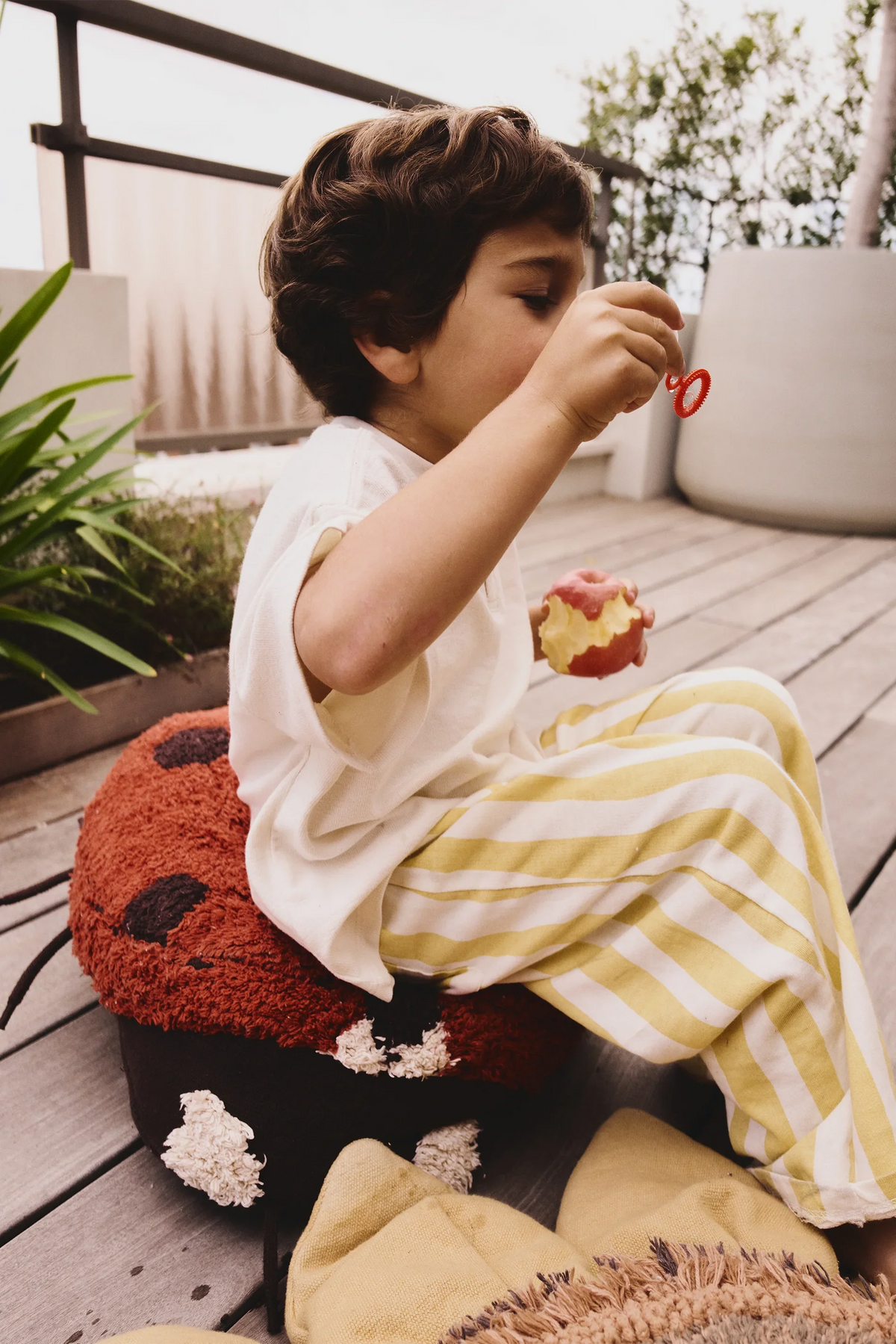 Floor Cushion Ladybug Maria by Lorena Canals