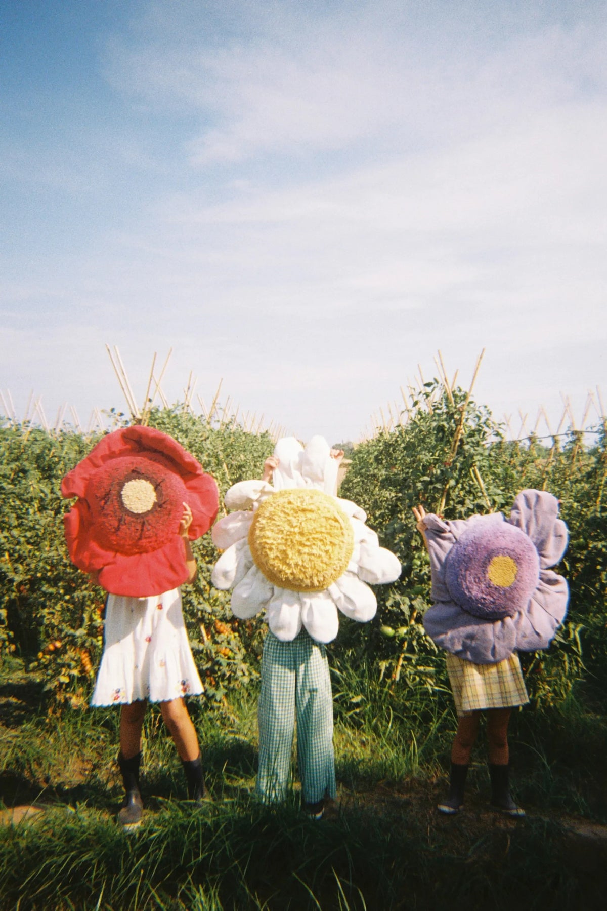 Floor Cushion White Daisy by Lorena Canals
