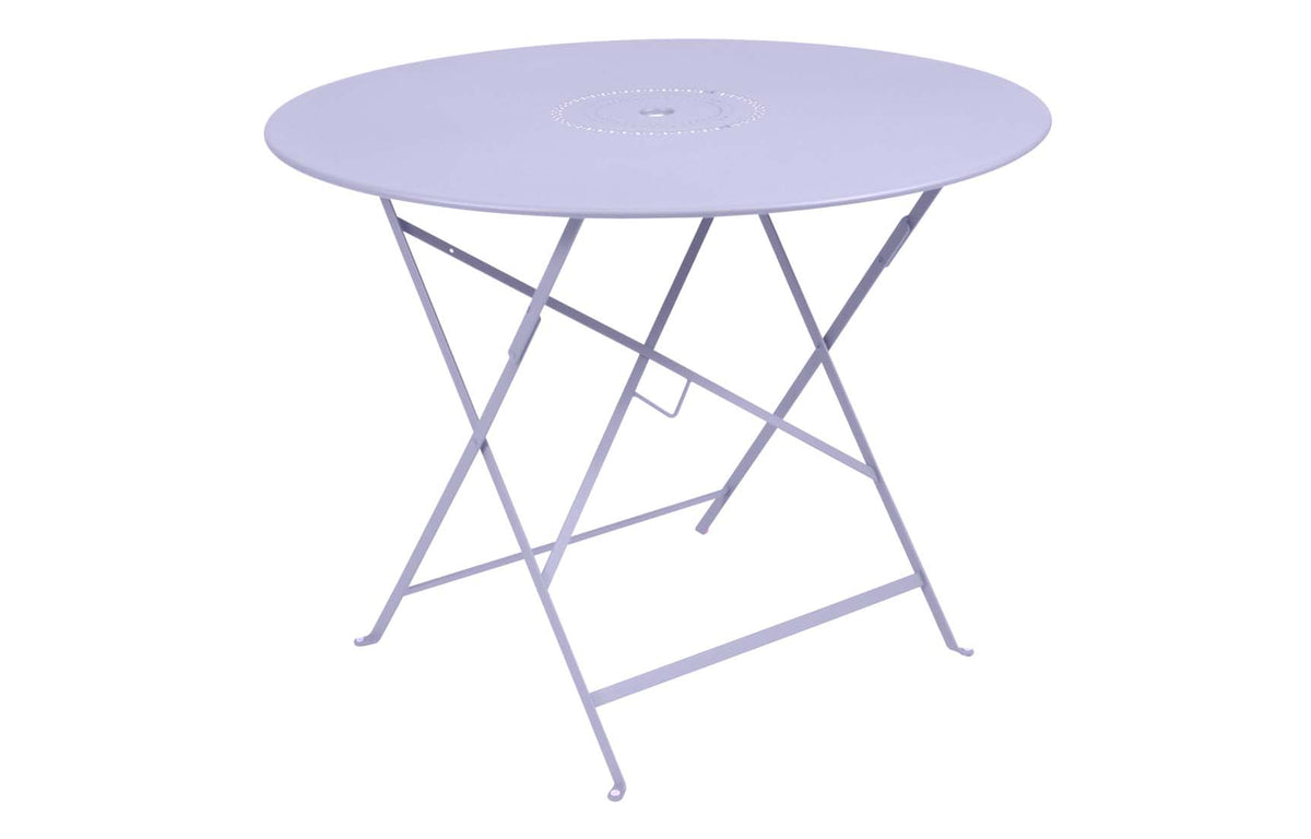 Floreal Perforated Round Tables by Fermob - 38", Marshmallow.