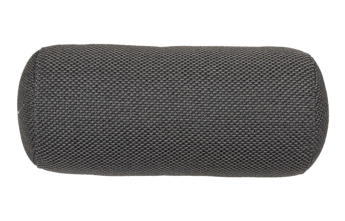 Focus Scatter Cushion by Cane-Line - 8"Dia., Dark Grey PP Cushion.