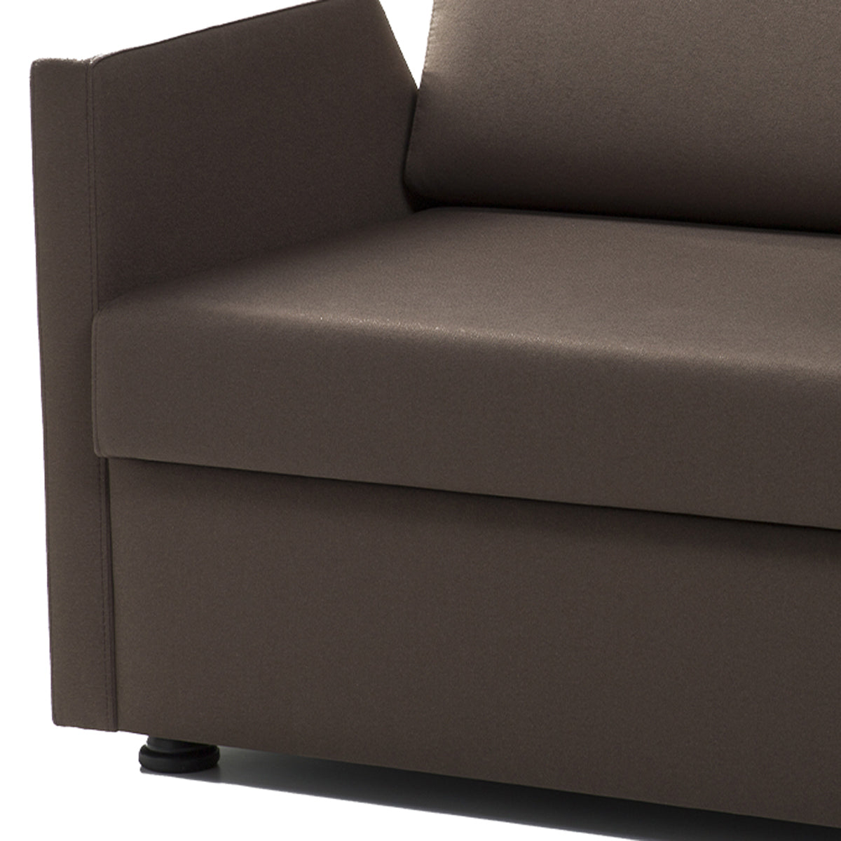 Fold Single Sleeper Sofa/Lounge Chair by B&T, showing closeup view of fold single sleeper sofa/lounge chair in com/col group.