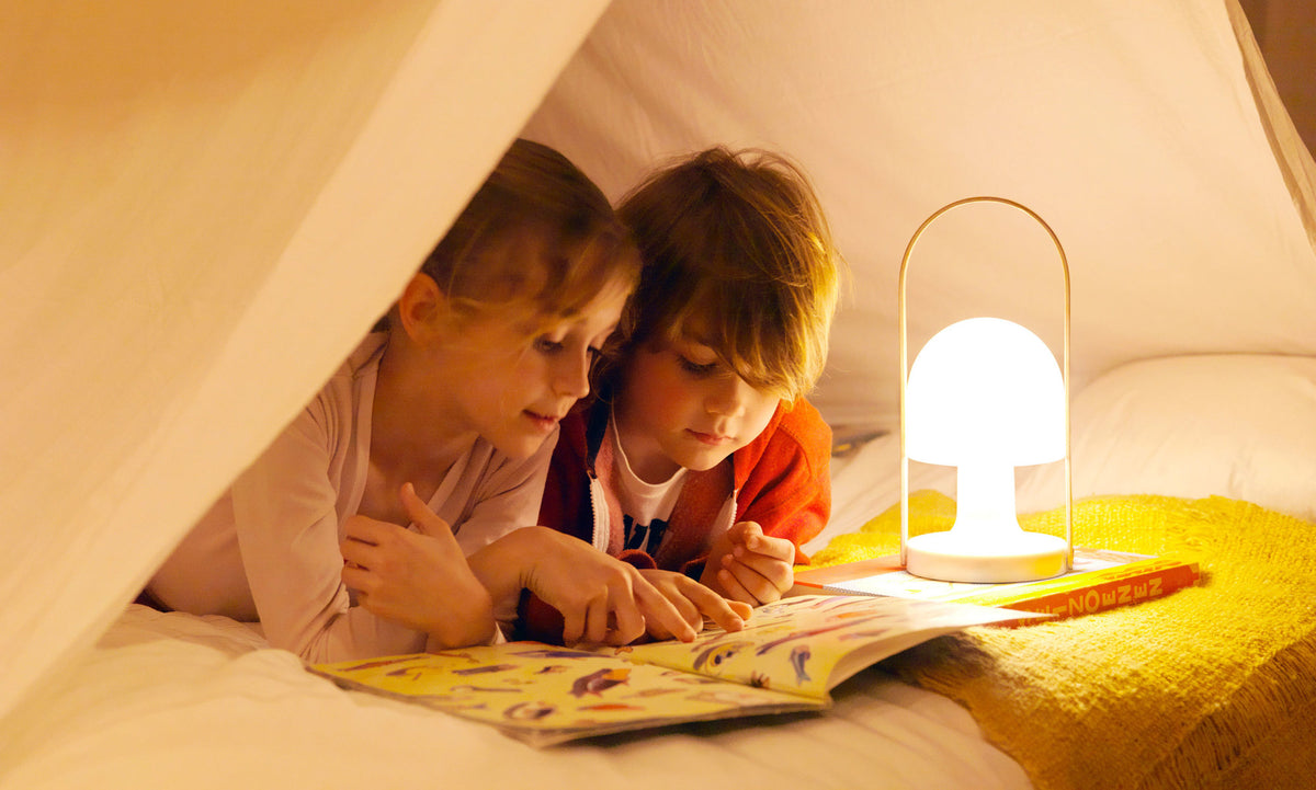 FollowMe Portable Lamp by Marset, showing followme portable lamp in live shot.