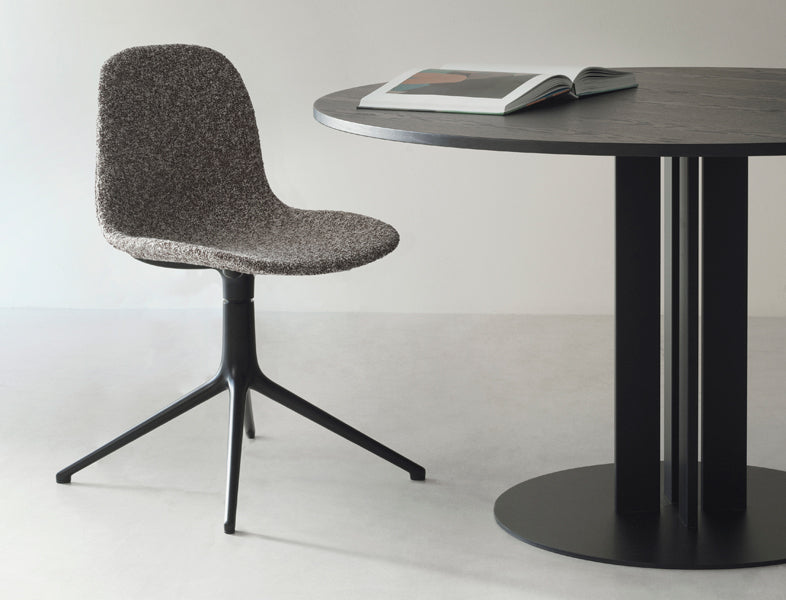 Form Full Upholstery Swivel Chair by Normann Copenhagen, showing form full upholstery swivel chair in live shot.