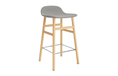 Form Full Upholstery Wood Barstool by Normann Copenhagen - 30