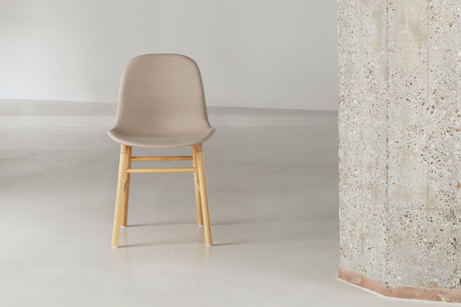 Form Full Upholstery Wood Chair by Normann Copenhagen, showing form full upholstery wood chair in live shot.
