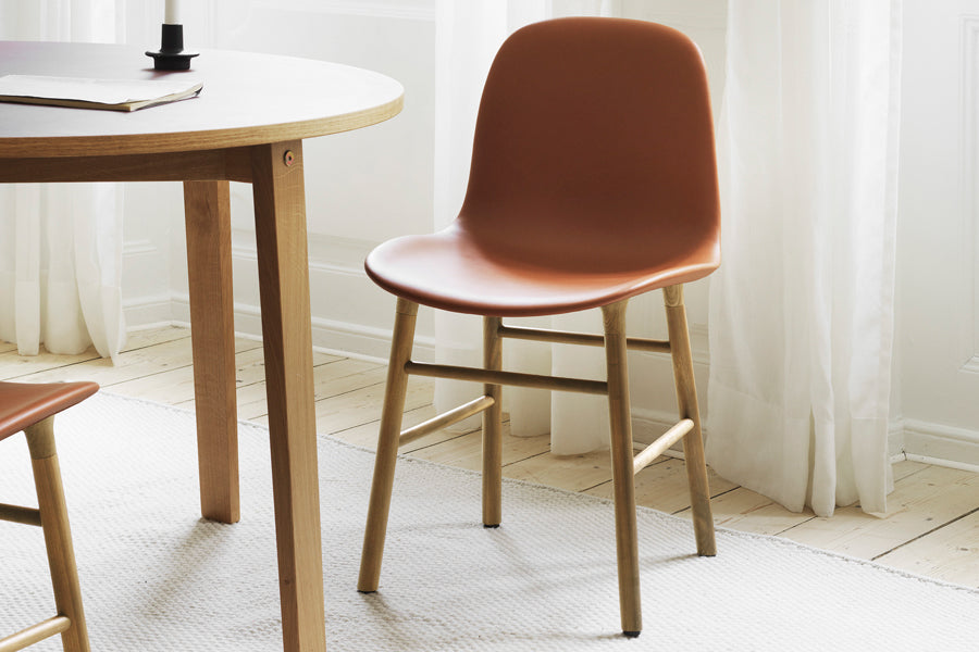 Form Full Upholstery Wood Chair by Normann Copenhagen, showing form full upholstery wood chair in live shot.