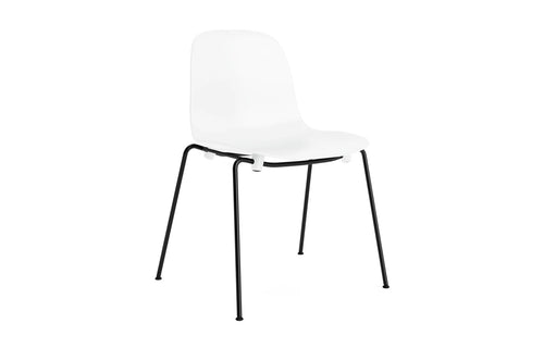 Form Stacking Chair by Normann Copenhagen - White Plastic Shell Seat.