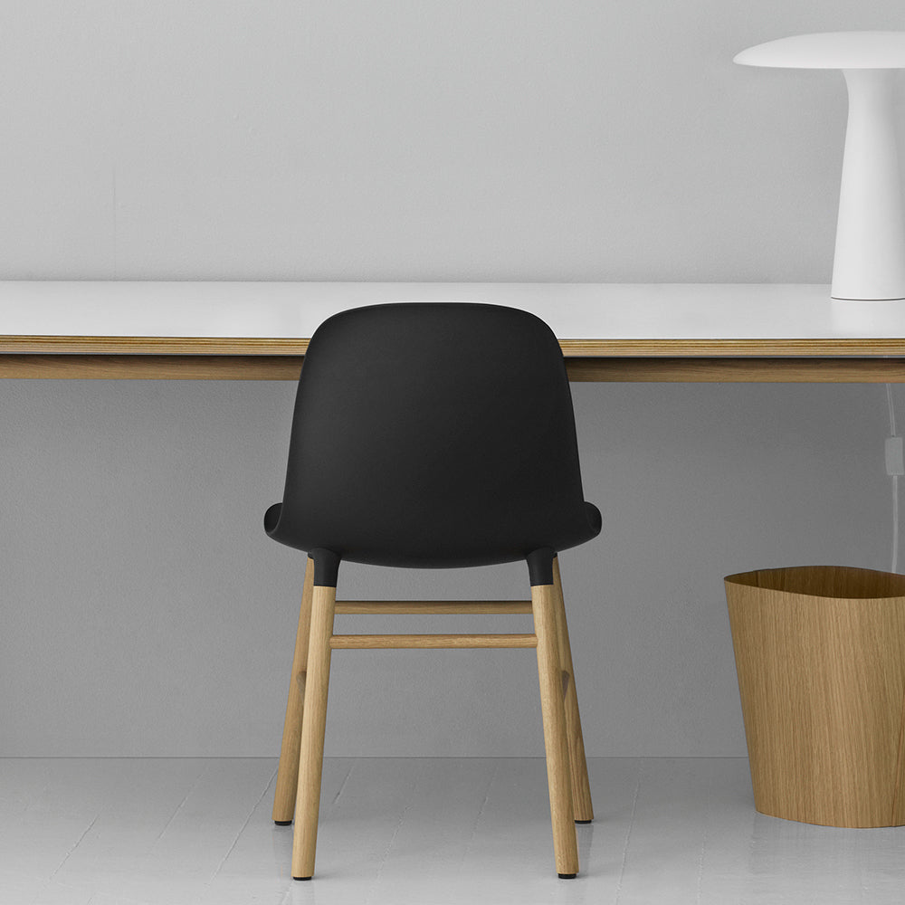 Form Table by Normann Copenhagen, showing closeup view of form table in live shot.