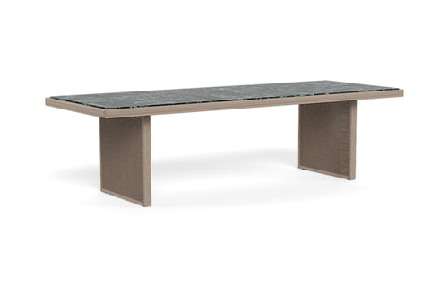 Formentera Dining Table by Harbour - Rectangle, Verde Marble.