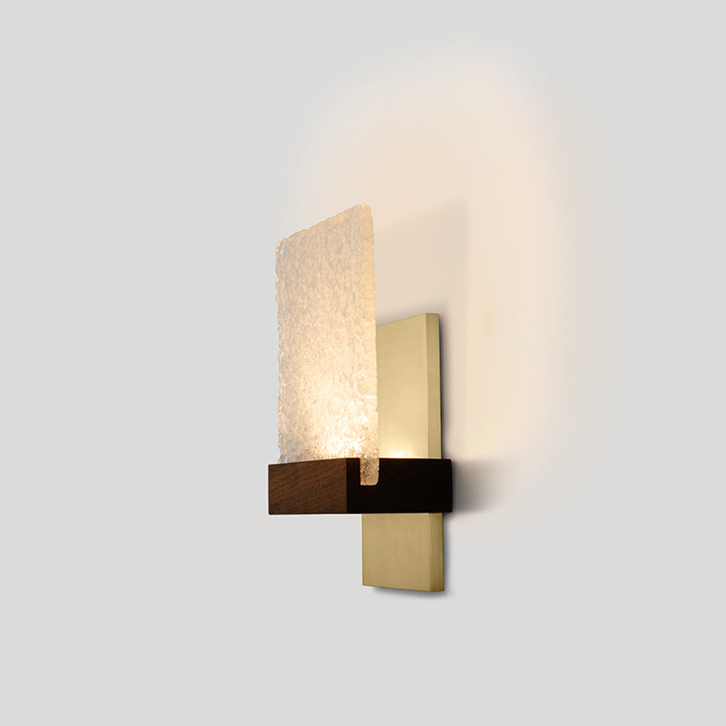 Fortis LED Wall Sconce by Cerno, showing side view of fortis led wall sconce in live shot.