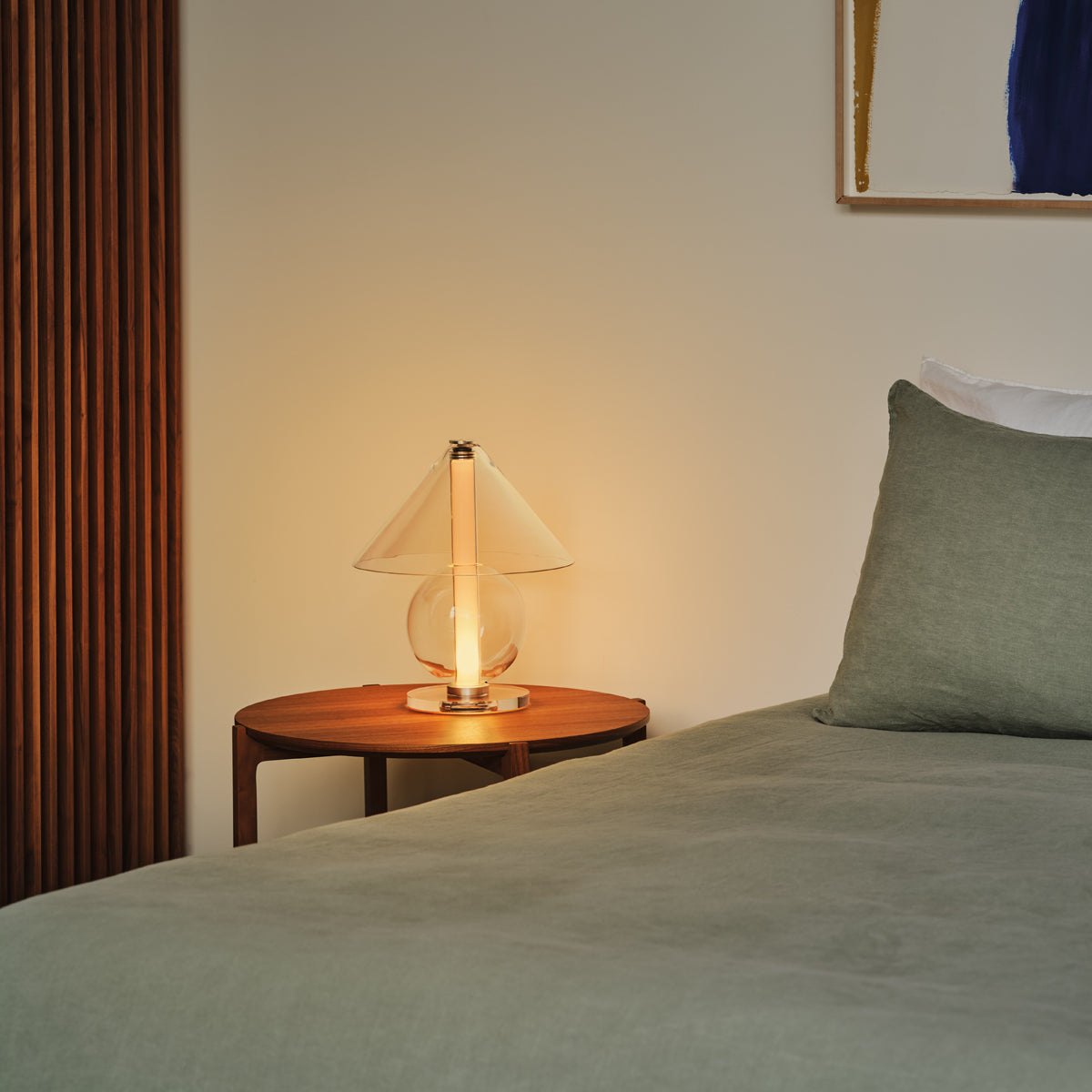 Fragile Table Lamp by Marset, showing fragile table lamp in live shot.
