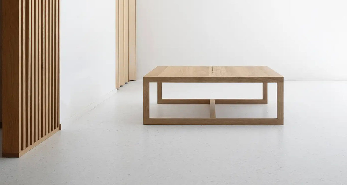 Frame Low Coffee Table by Nikari, showing frame low coffee table in live shot.
