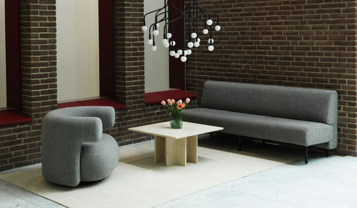 Frame Modular Sofa by Normann Copenhagen, showing frame modular sofa in live shot.