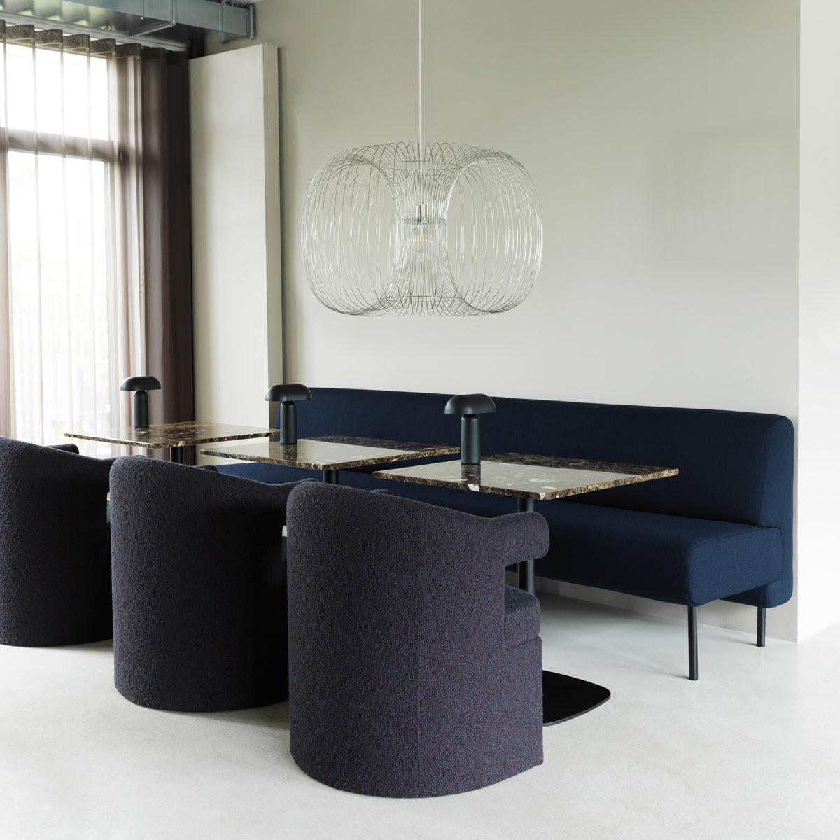 Frame Modular Sofa by Normann Copenhagen, showing frame modular sofa in live shot.