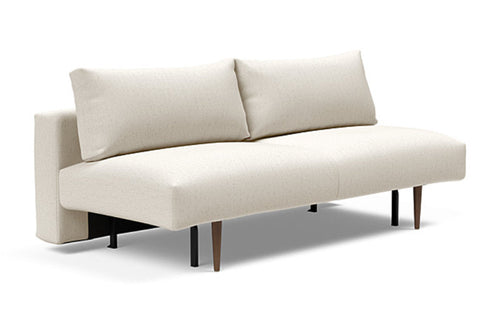 Frode Dark Styletto Sofa Bed by Innovation - 531 Boucle Off White (stocked)