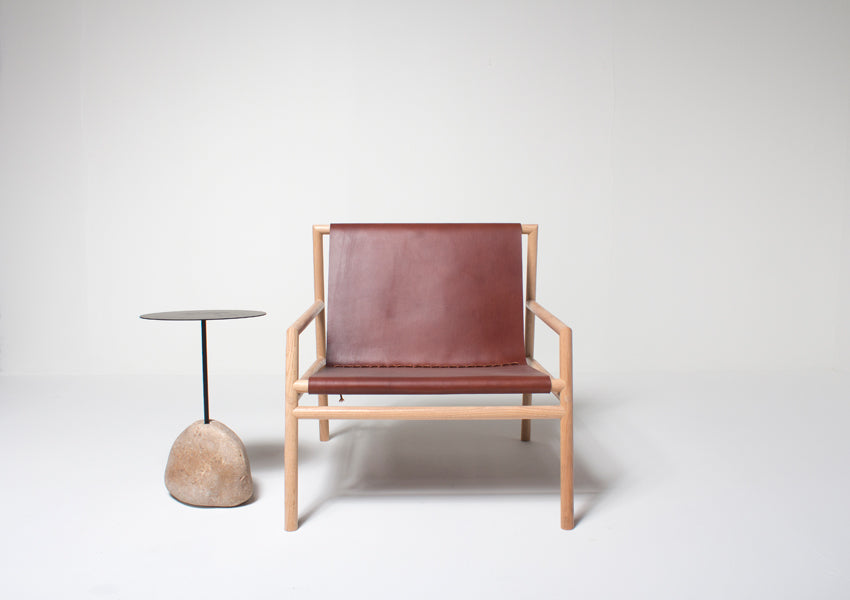 Gallagher Lounge Chair by Tronk Design, showing gallagher lounge chair in live shot.