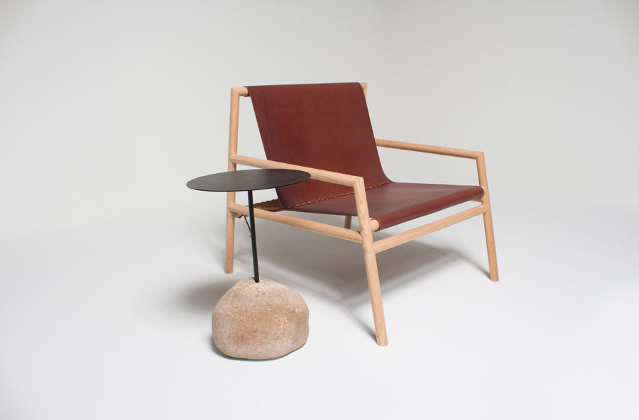 Gallagher Lounge Chair by Tronk Design, showing gallagher lounge chair in live shot.