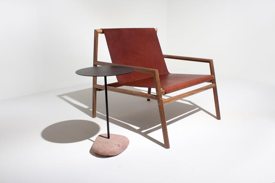 Gallagher Lounge Chair by Tronk Design, showing gallagher lounge chair in live shot.