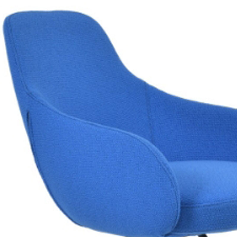 Gazel Carrot Swivel Dining Arm Chair by SohoConcept, showing closeup view of gazel carrot swivel dining arm chair.