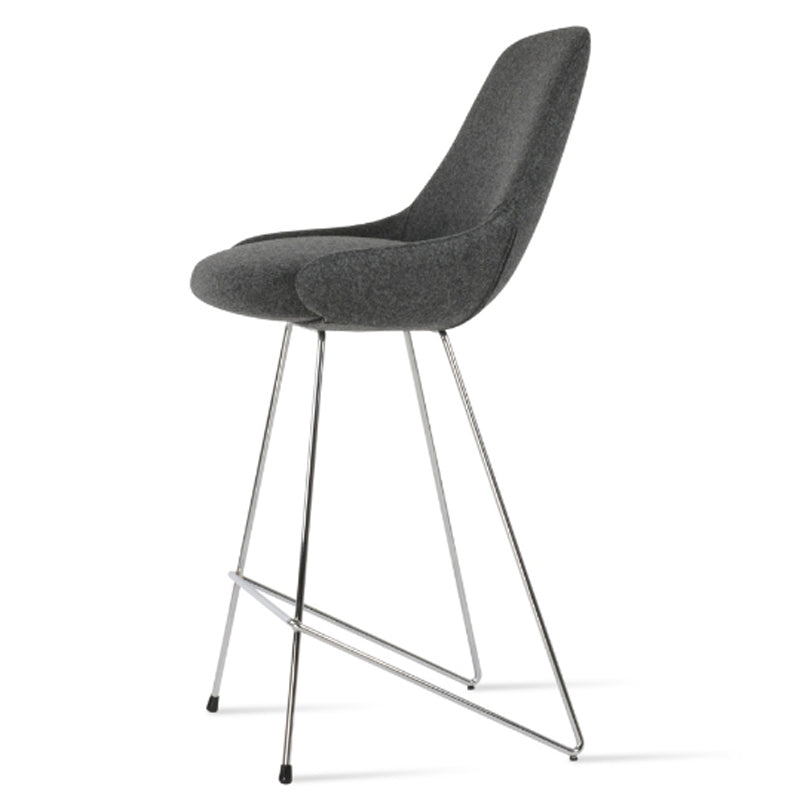 Gazel Cattelan Stools by SohoConcept, showing side view of gazel cattelan stools.