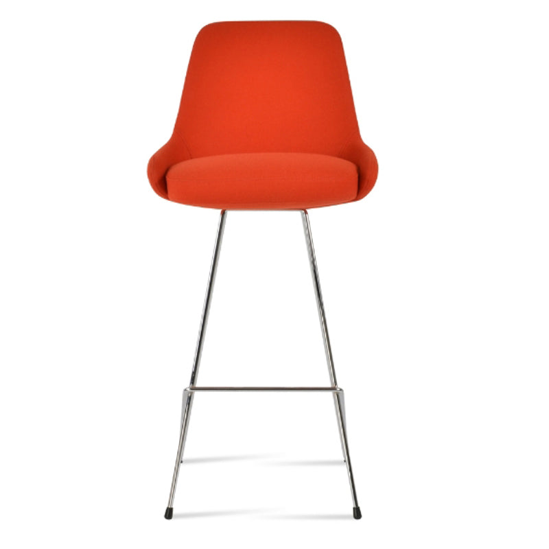 Gazel Cattelan Stools by SohoConcept, showing front view of gazel cattelan stools.