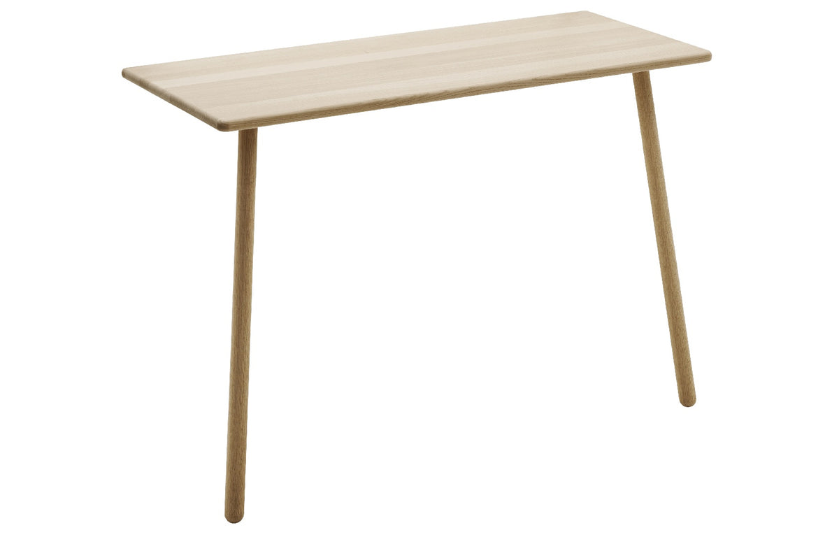 Georg Wall Desk by Fritz Hansen, showing angle view of georg wall desk.