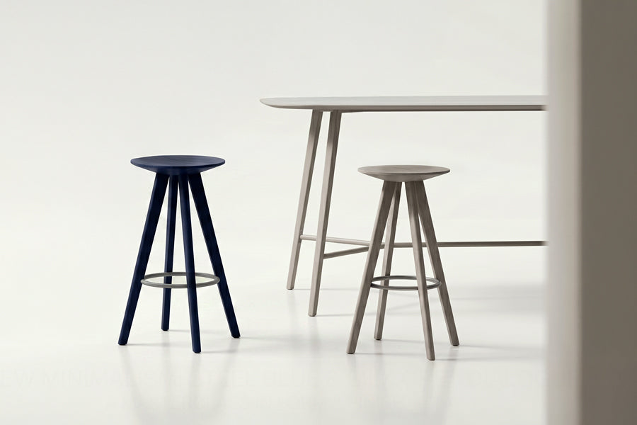 Glee Stool by B&T, showing glee stools in live shot.
