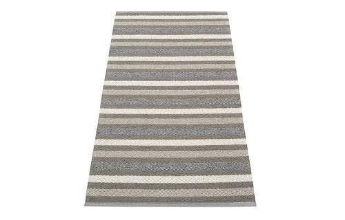 Grace Charcoal Runner Rug by Pappelina - 28