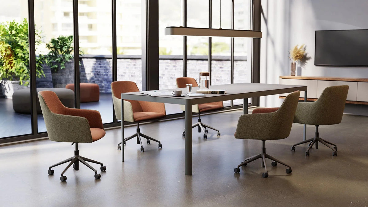 Grace Premium S-GL Office Chair by B&T, showing grace premium s-gl office chairs in live shot.
