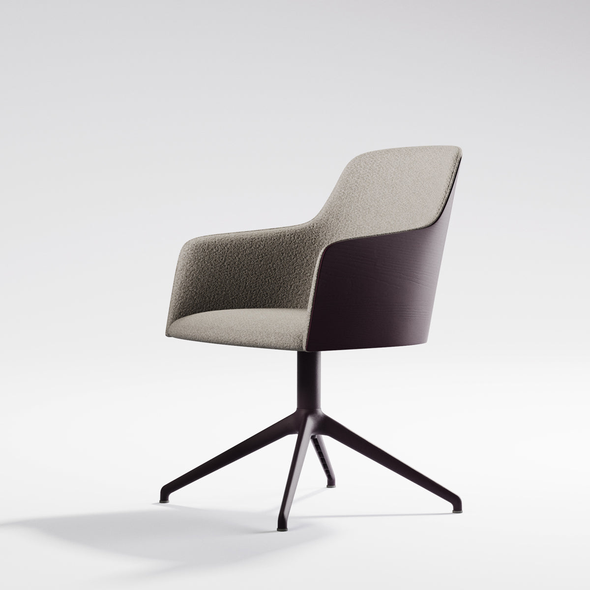 Grace Premium Swivel Chair by B&T, showing grace premium swivel chair in live shot.