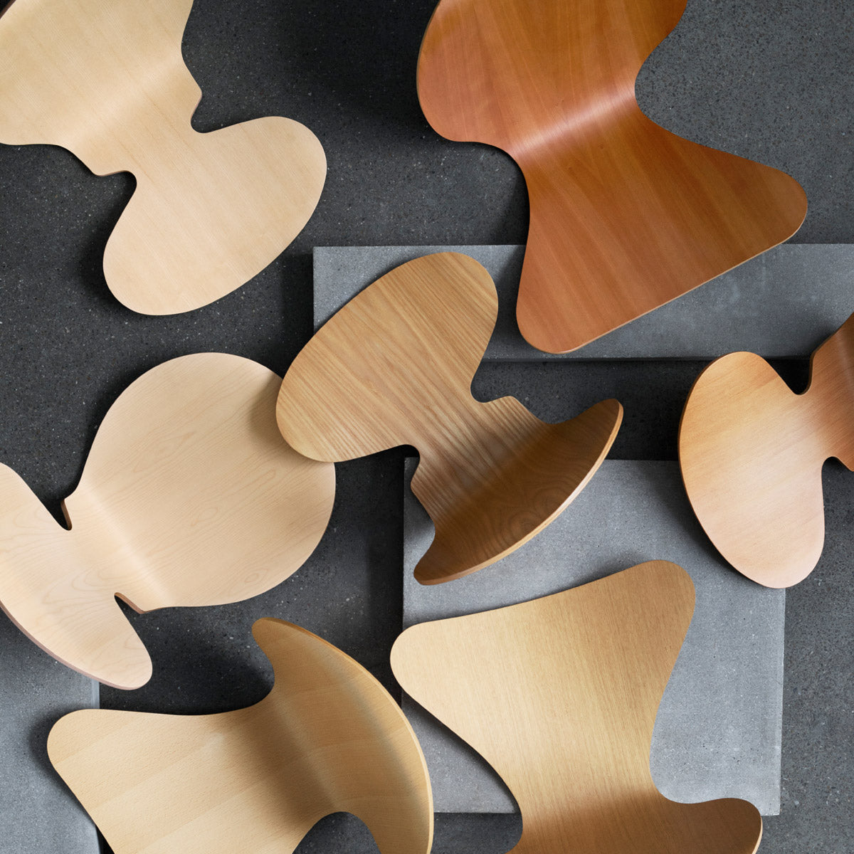Grand Prix Chair by Fritz Hansen, showing grand prix chairs in live shot.