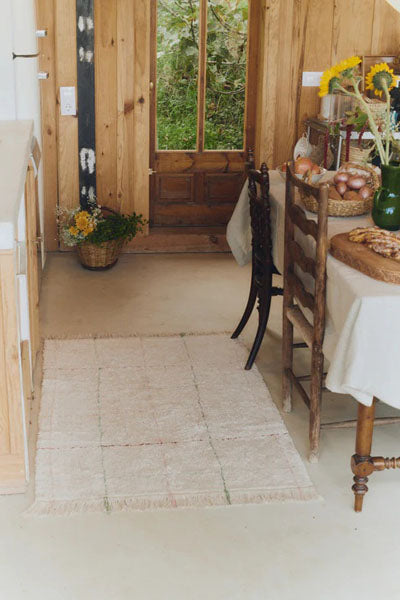 Growing up Washable Rug  by Lorena Canals, showing growing up washable rug in live shot.
